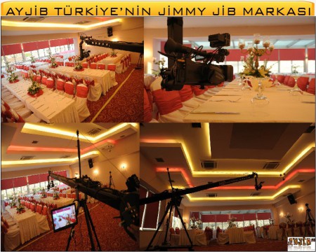 5 Metre Jimmy Jib İç mekan çekimleri için uygundur